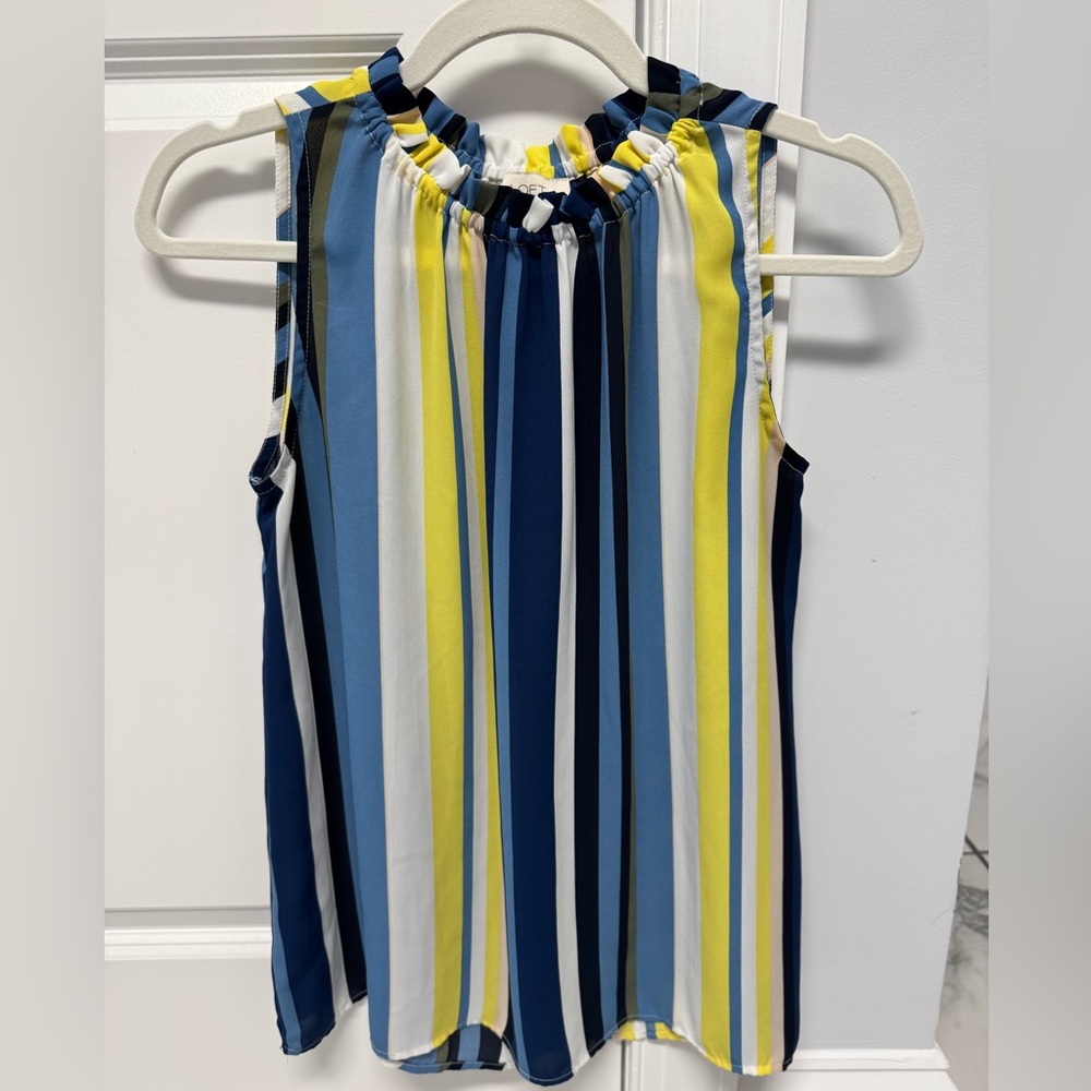 LOFT Outlet Multicolor Striped Tank Top